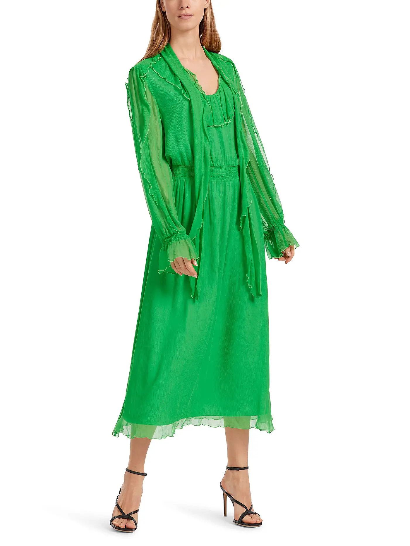 MARC CAIN | Midikleid | dunkelgrün